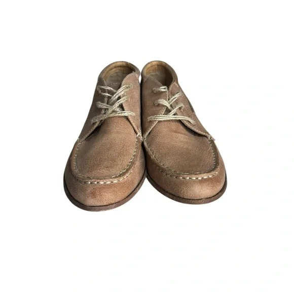 Dolce Vita Volterra Womens Leather Moc Toe Oxfords Tan Size 7.5 - Picture 5 of 10